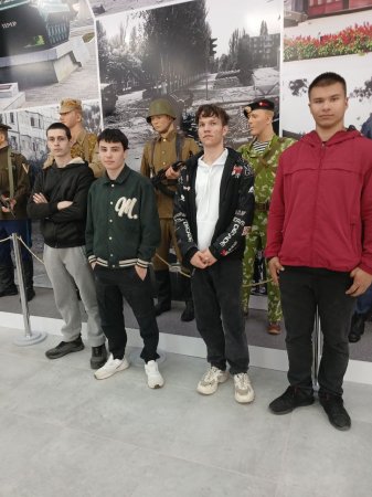 Экскурсия в музейный квартал Воинской Славы со студентами общежития.