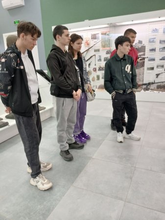 Экскурсия в музейный квартал Воинской Славы со студентами общежития.